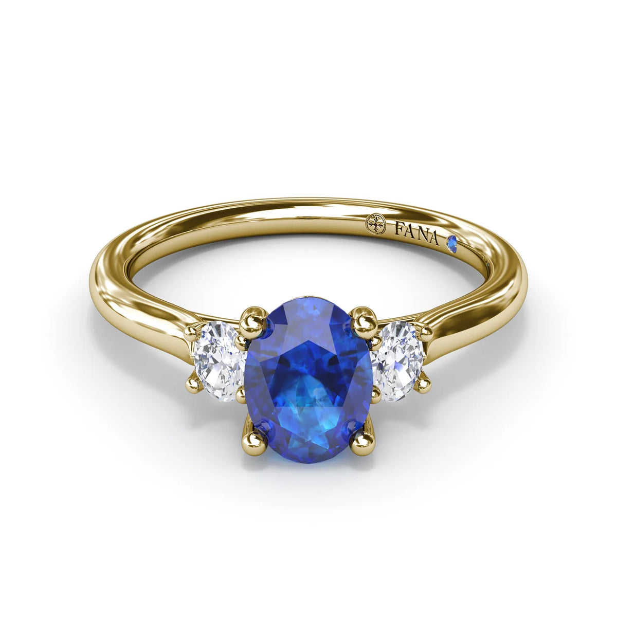 Three Stone Sapphire and  Ring