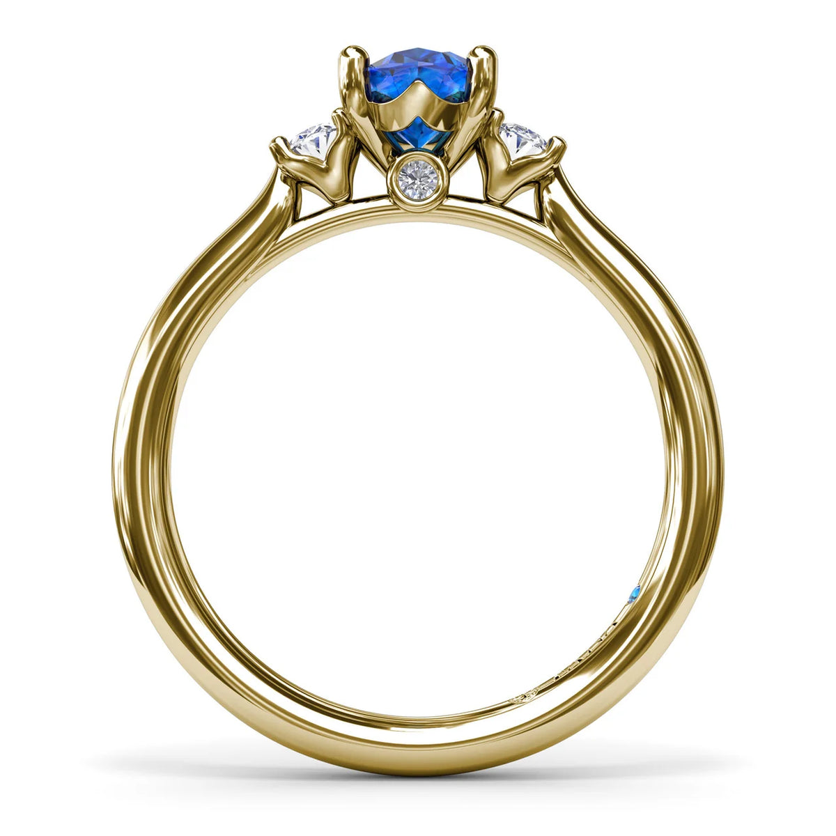 Three Stone Sapphire and  Ring