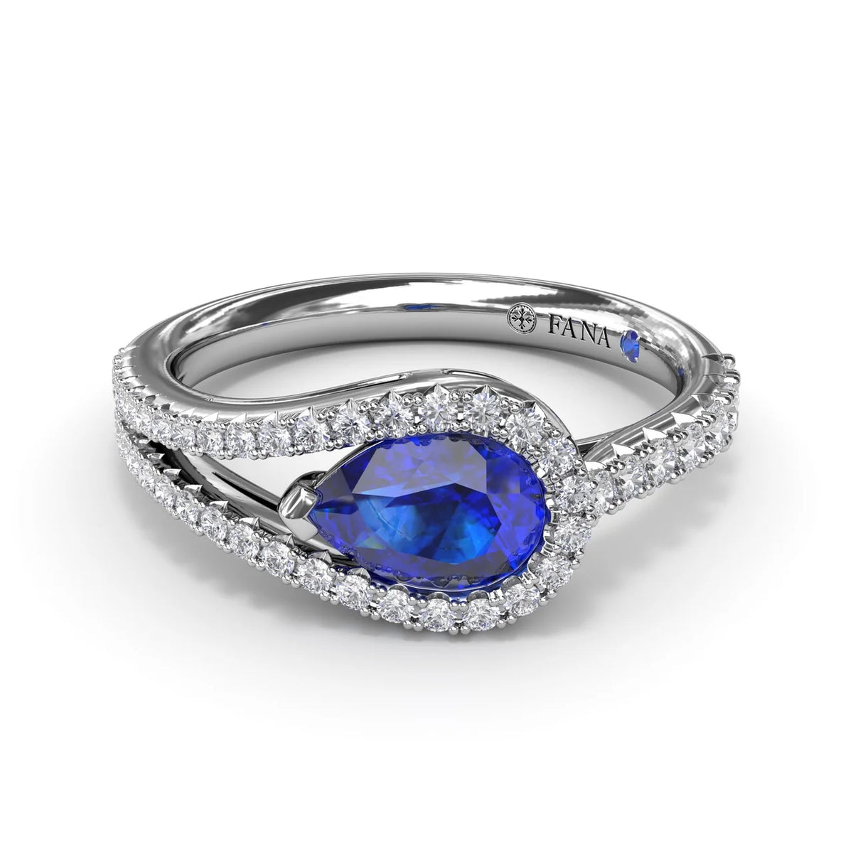 Sapphire and  Wrap Ring