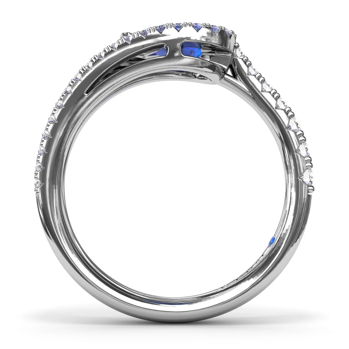 Sapphire and  Wrap Ring