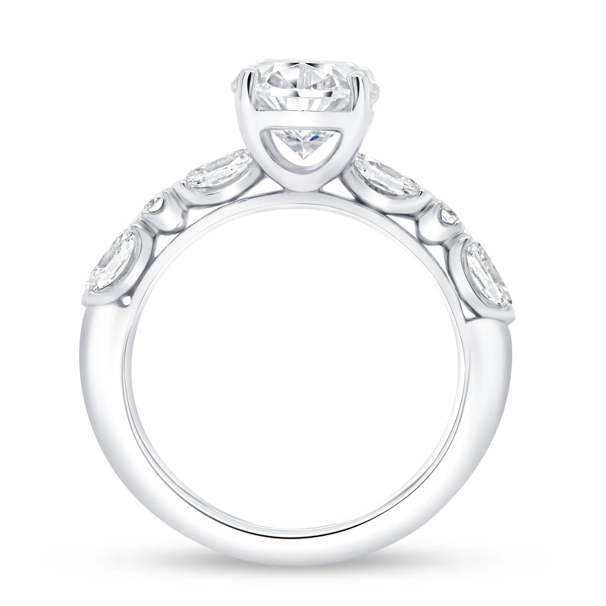 Uneek Timeless Collection Straight Engagement Ring