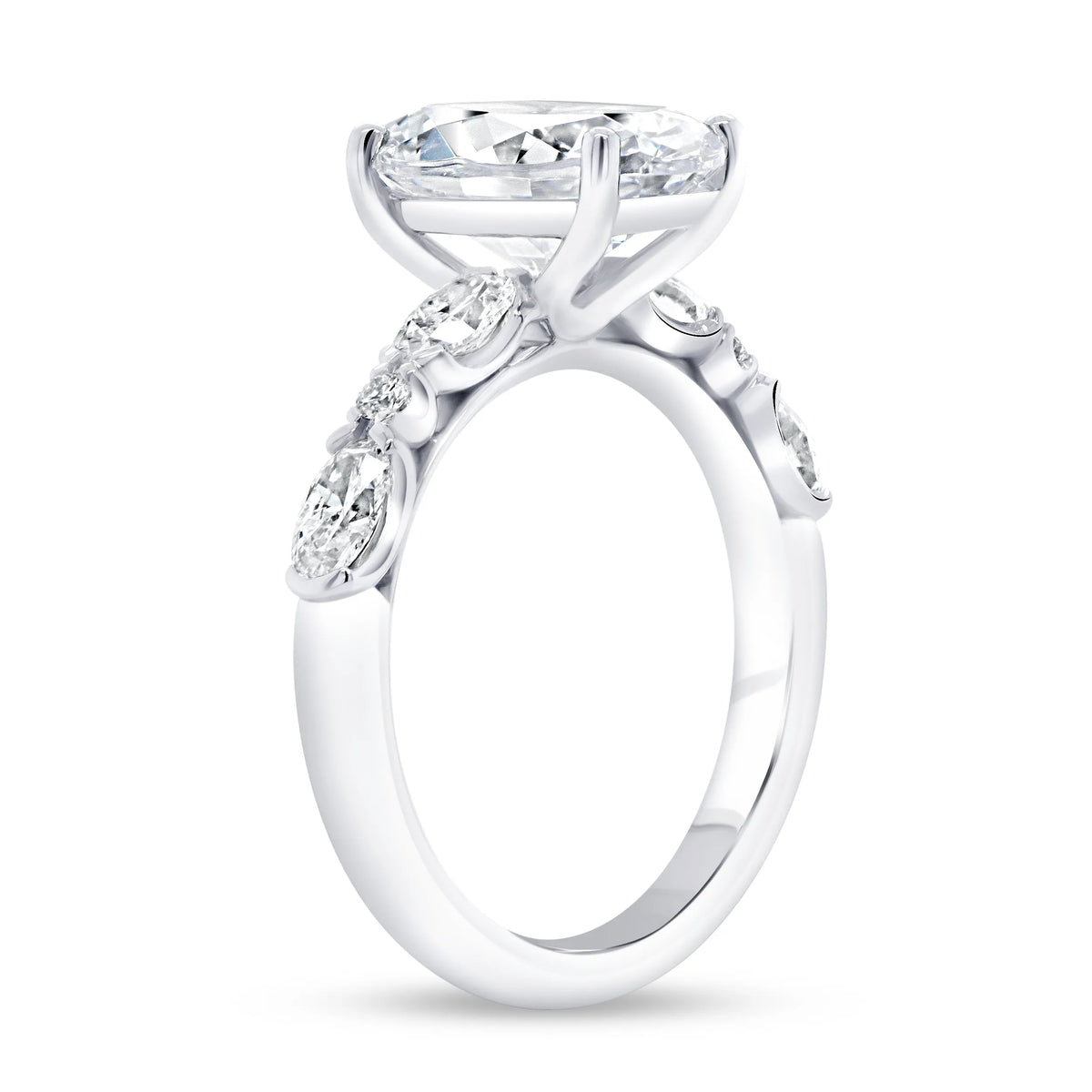 Uneek Timeless Collection Straight Engagement Ring