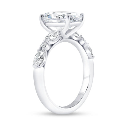 Uneek Timeless Collection Straight Engagement Ring