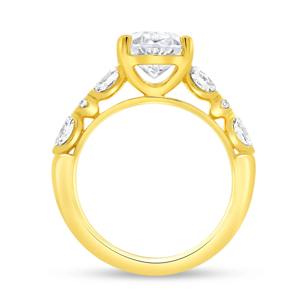 Uneek Timeless Collection Straight Engagement Ring