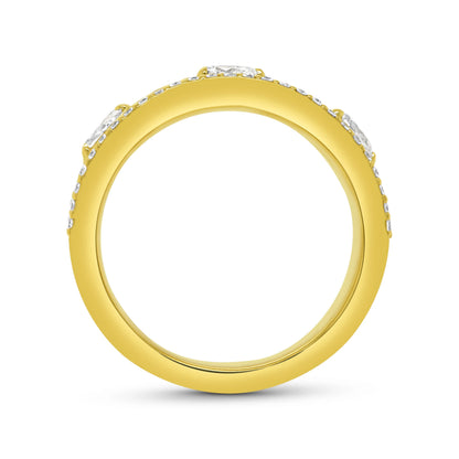 Uneek Alexandria Collection Bezel Fashion Ring
