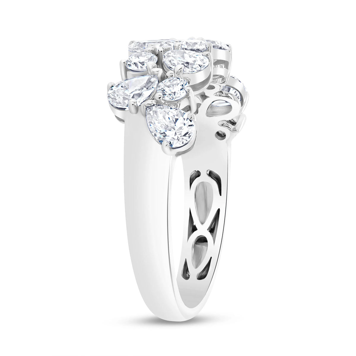 Uneek Petals Collection Floral Fashion Ring