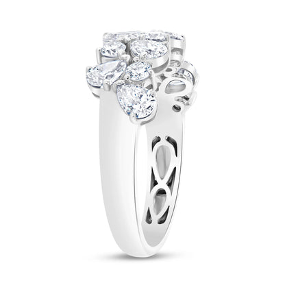 Uneek Petals Collection Floral Fashion Ring