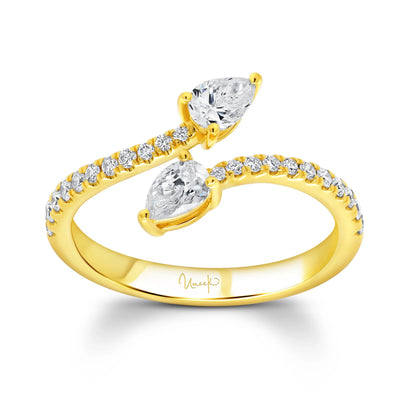 Uneek Stackable Collection Bypass Fashion Ring