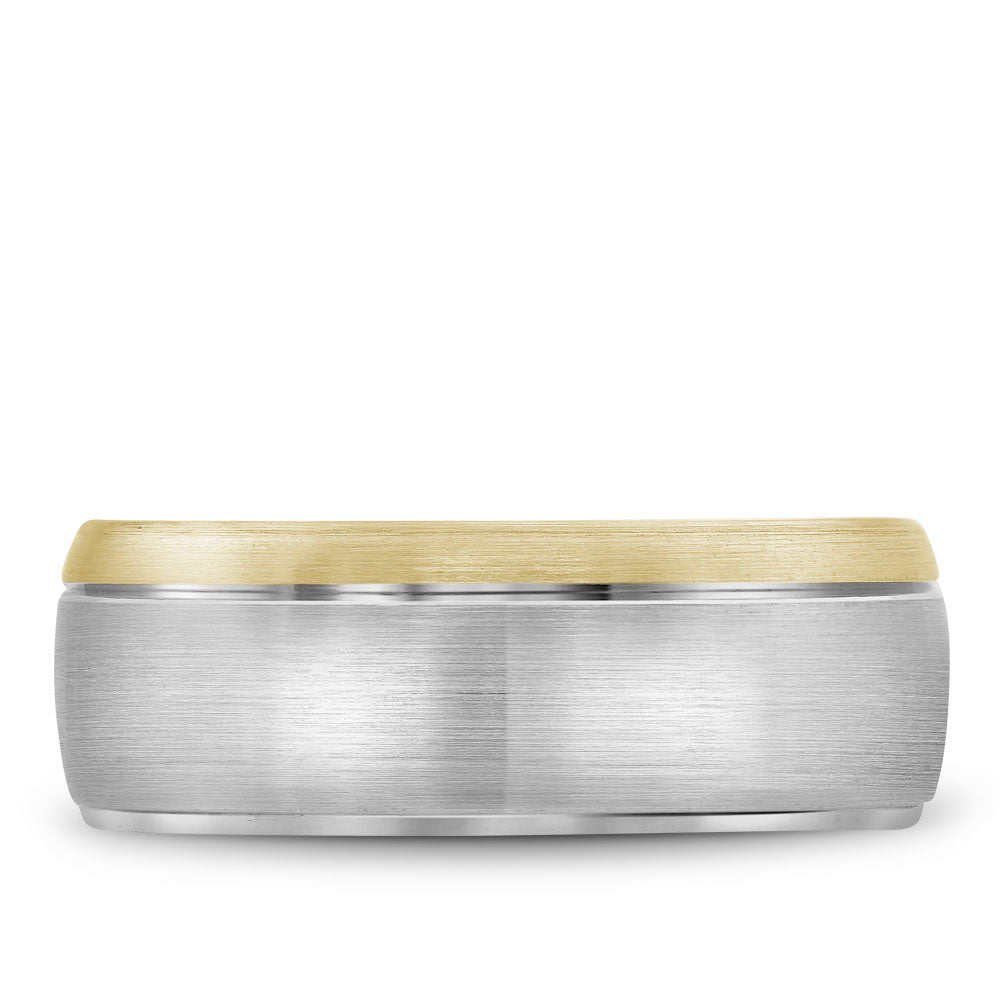 8.50mm Bleu Royale Wedding Band in W&Y Gold