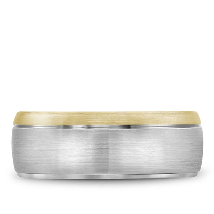 8.50mm Bleu Royale Wedding Band in W&Y Gold