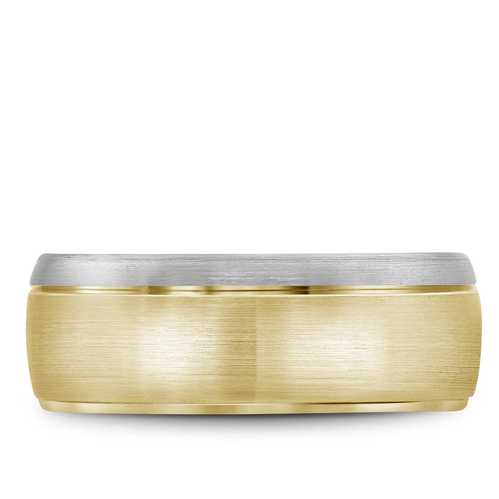 8.50mm Bleu Royale Wedding Band in Y&W Gold