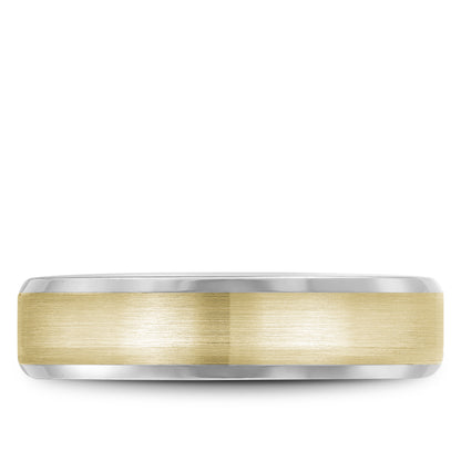 5.00mm Bleu Royale Wedding Band in Y&W Gold