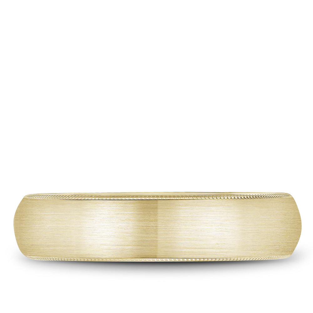 5.50mm Bleu Royale Wedding Band in Y&W Gold