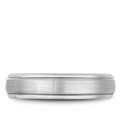 5.50mm Bleu Royale Wedding Band in White Gold