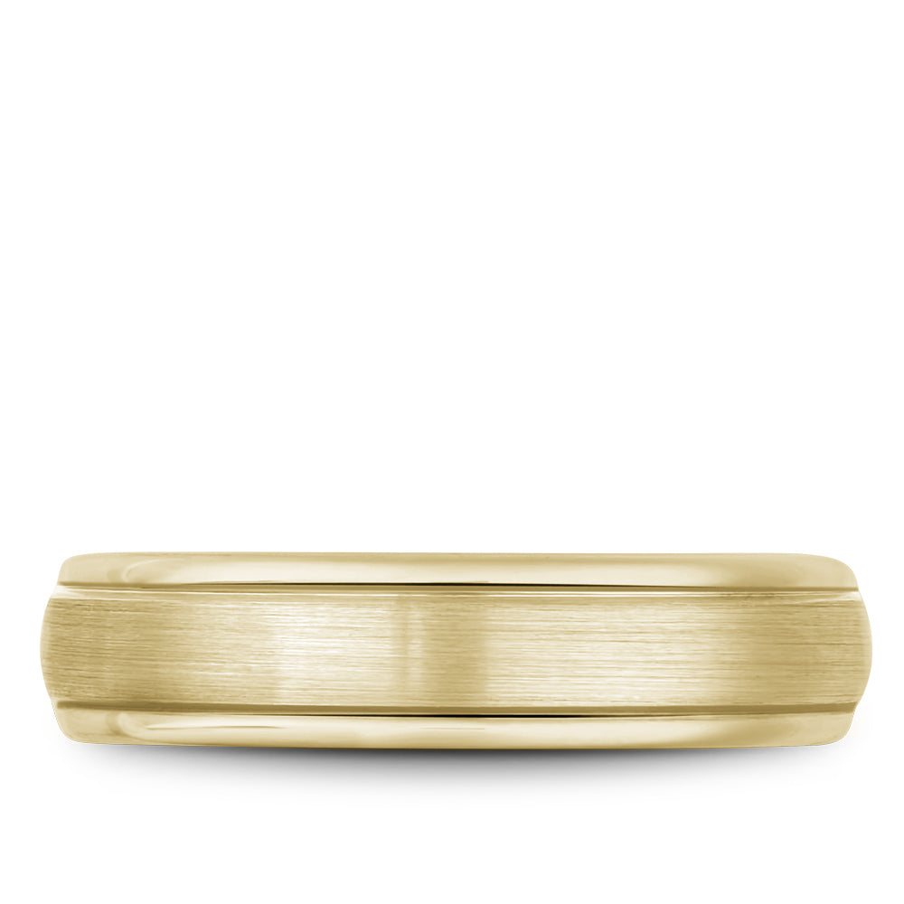 5.50mm Bleu Royale Wedding Band in Yellow Gold