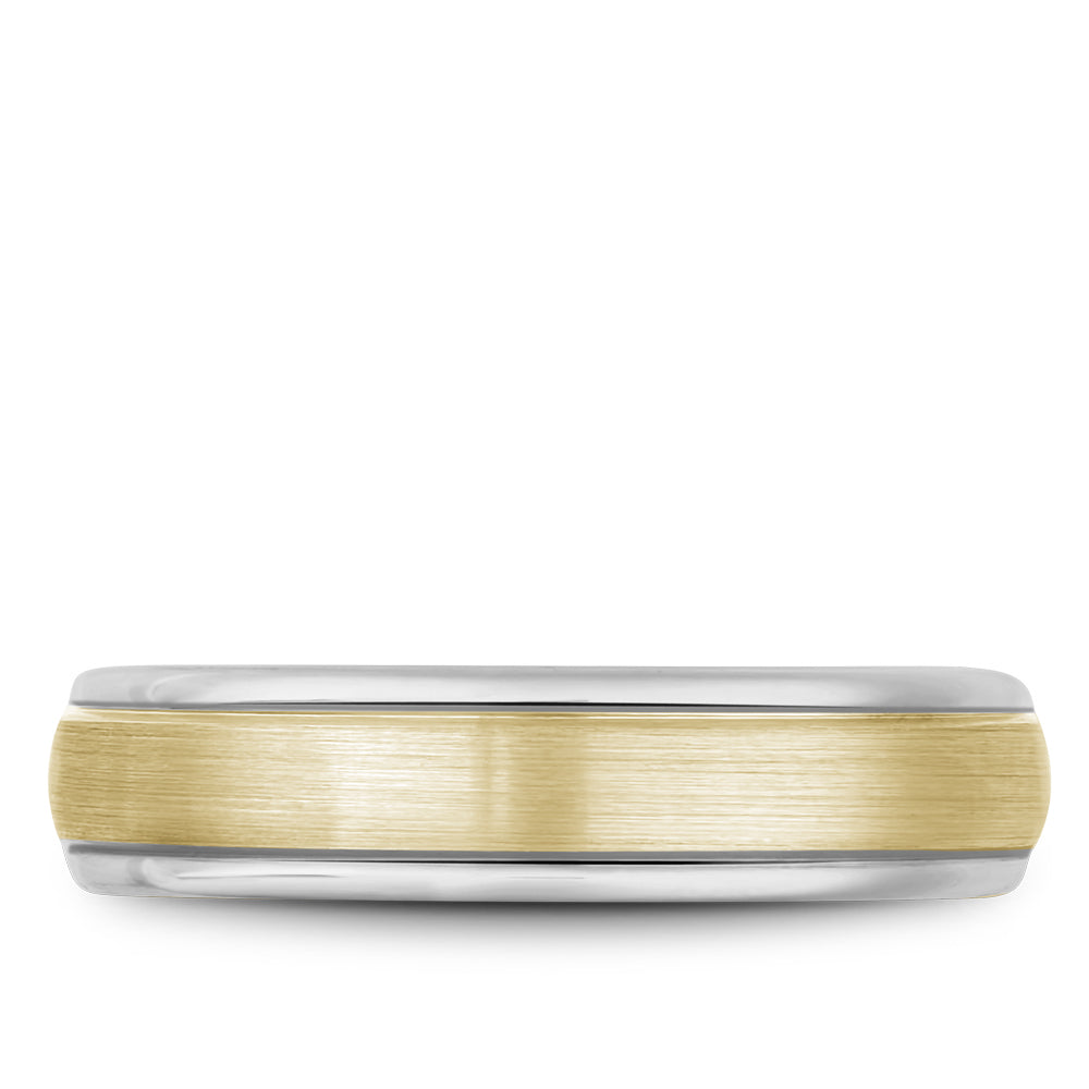 5.50mm Bleu Royale Wedding Band in Y&W Gold