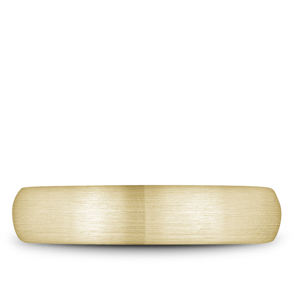 5.00mm Bleu Royale Wedding Band in Yellow Gold