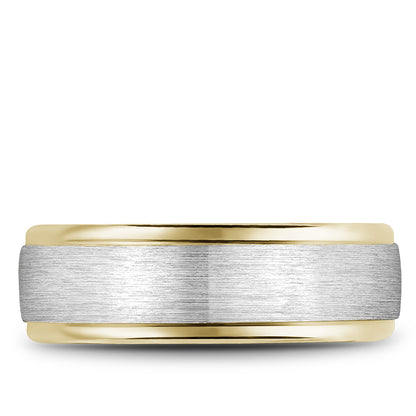 6.00mm Bleu Royale Wedding Band in W&Y Gold