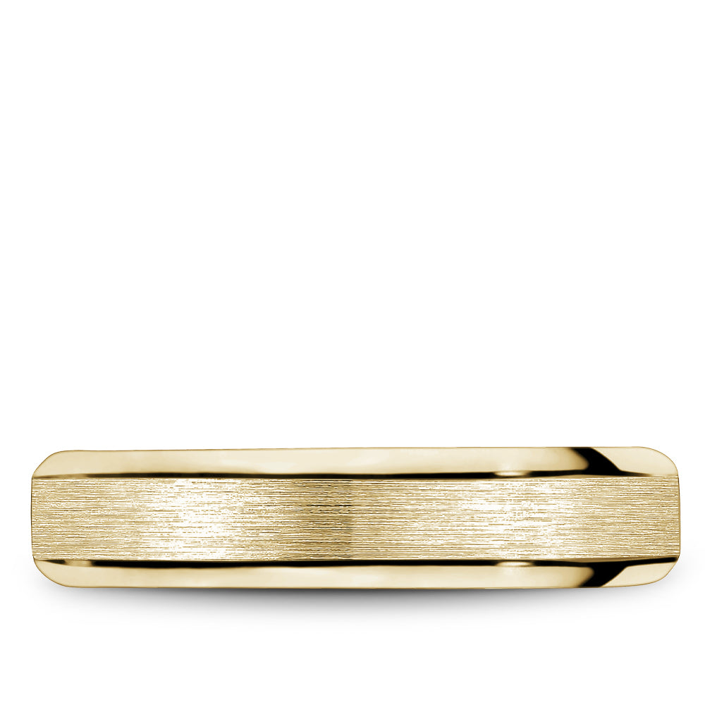 5.00mm Bleu Royale Wedding Band in Yellow Gold