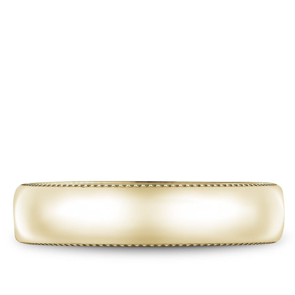 5.50mm Bleu Royale Wedding Band in Y&W Gold