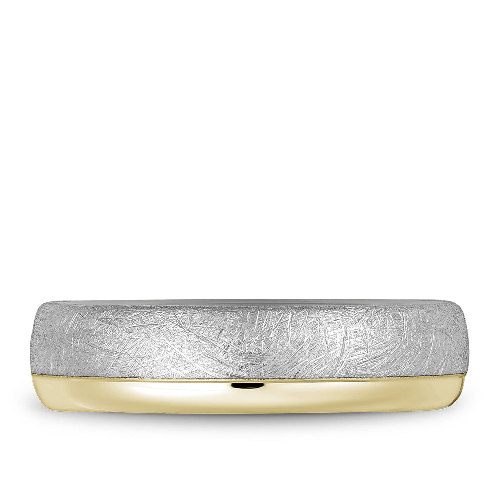 6.00mm Bleu Royale Wedding Band in W&Y Gold