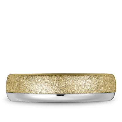 6.00mm Bleu Royale Wedding Band in Y&W Gold