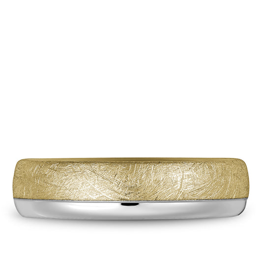 6.00mm Bleu Royale Wedding Band in Y&W Gold