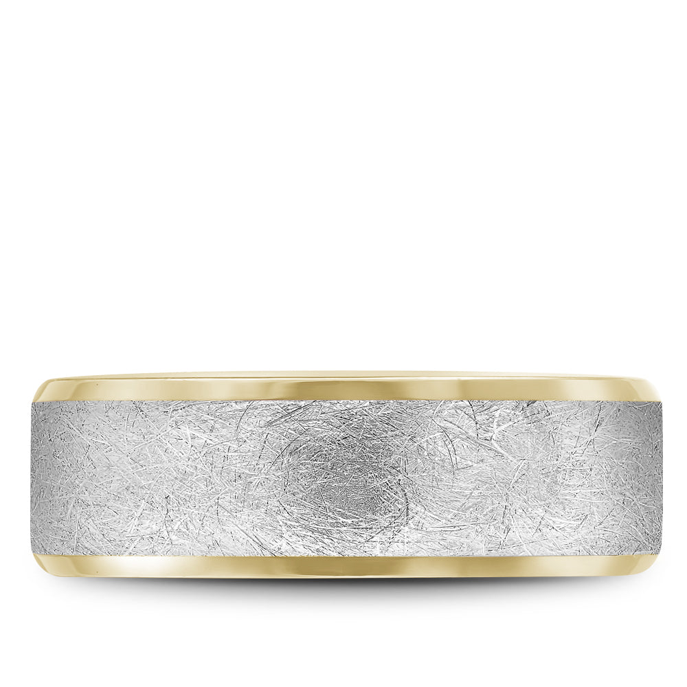7.00mm Bleu Royale Wedding Band in W&Y Gold
