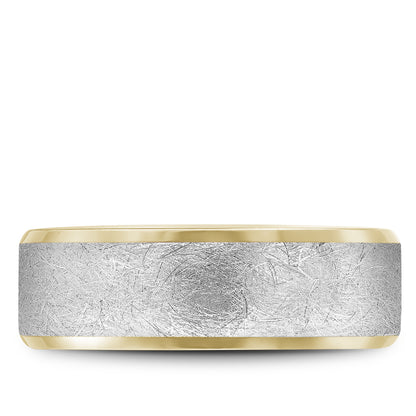 7.00mm Bleu Royale Wedding Band in W&Y Gold