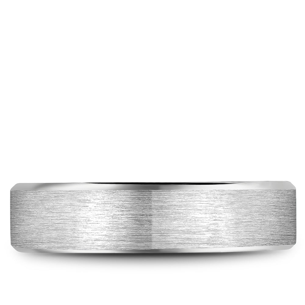 5.50mm Bleu Royale Wedding Band in White Gold