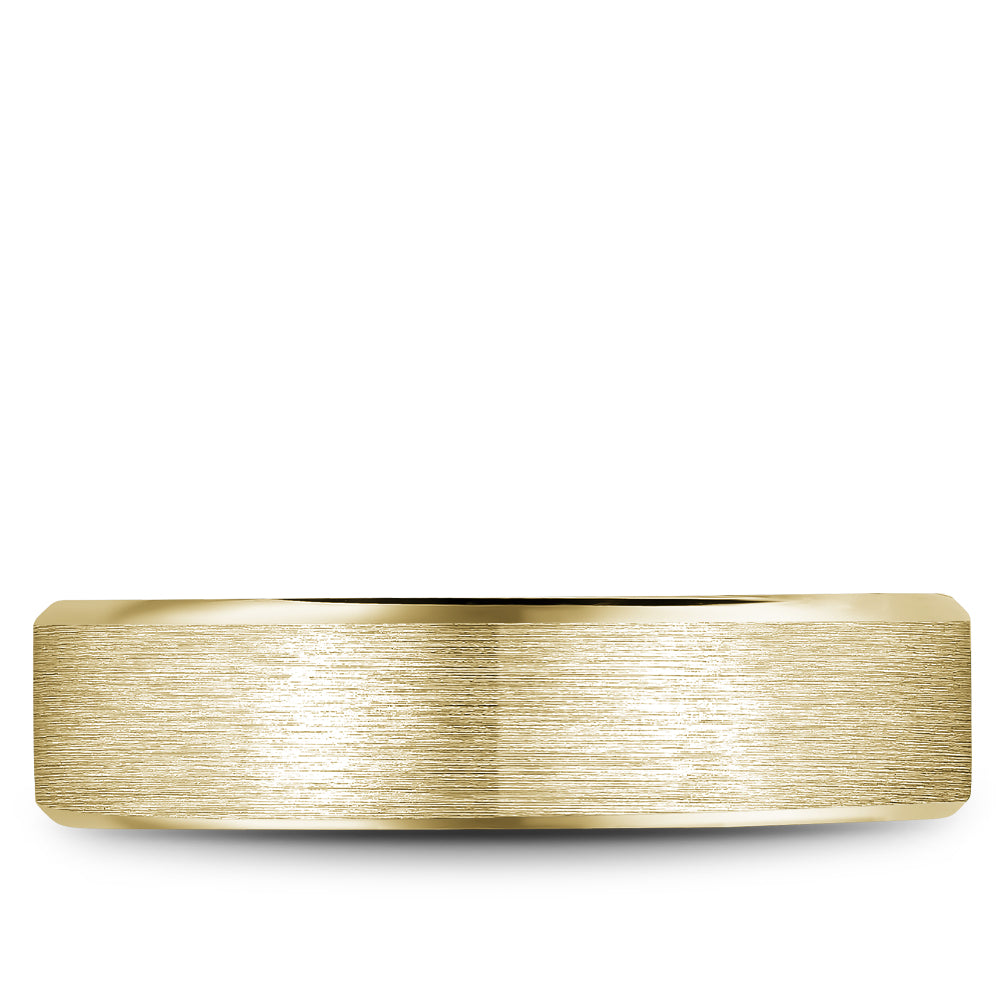5.50mm Bleu Royale Wedding Band in Yellow Gold