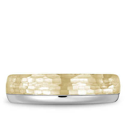 6.00mm Bleu Royale Wedding Band in Y&W Gold