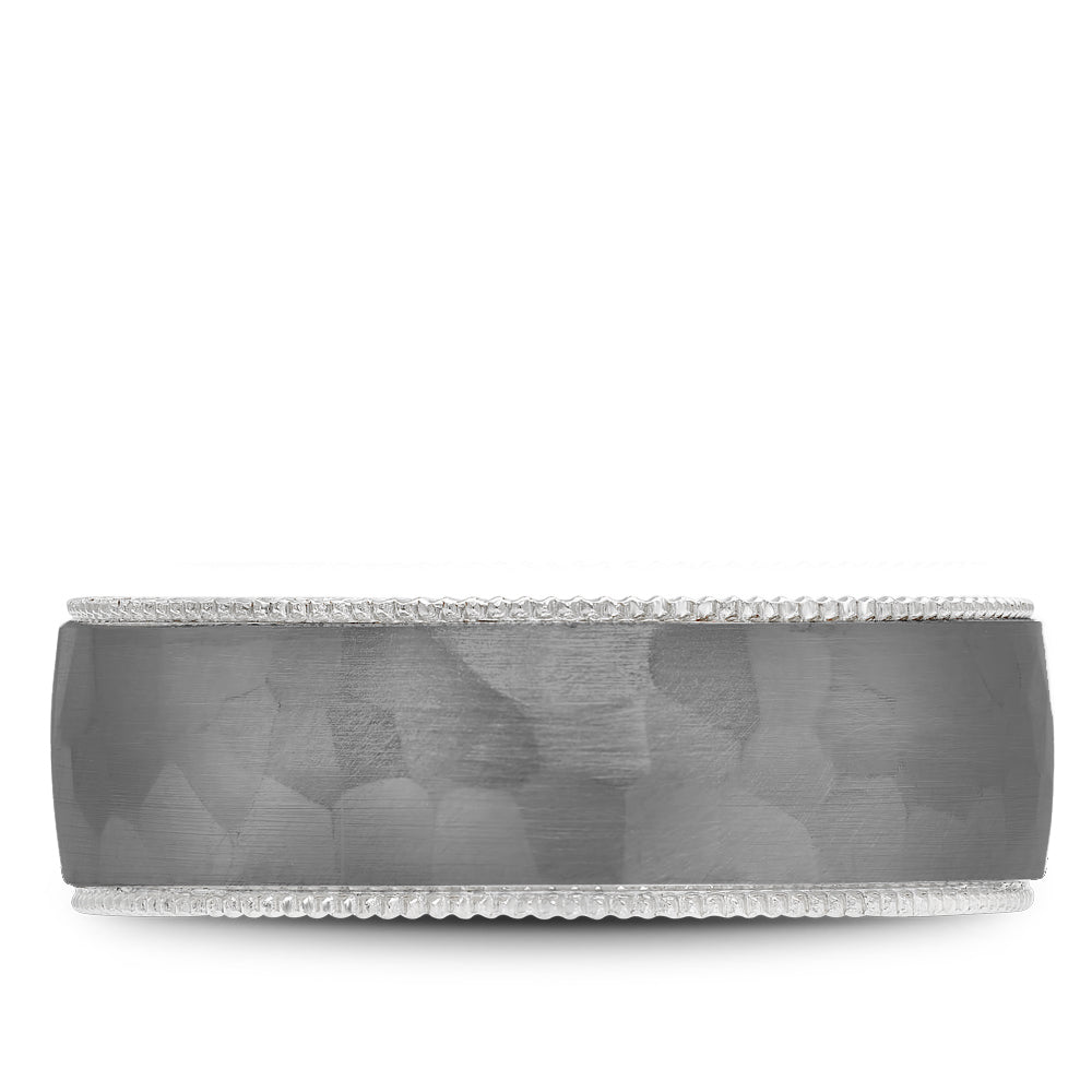 7.50mm Bleu Royale Wedding Band in 14k/Tantalum