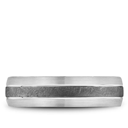 6.00mm Bleu Royale Wedding Band in 14k/Tantalum