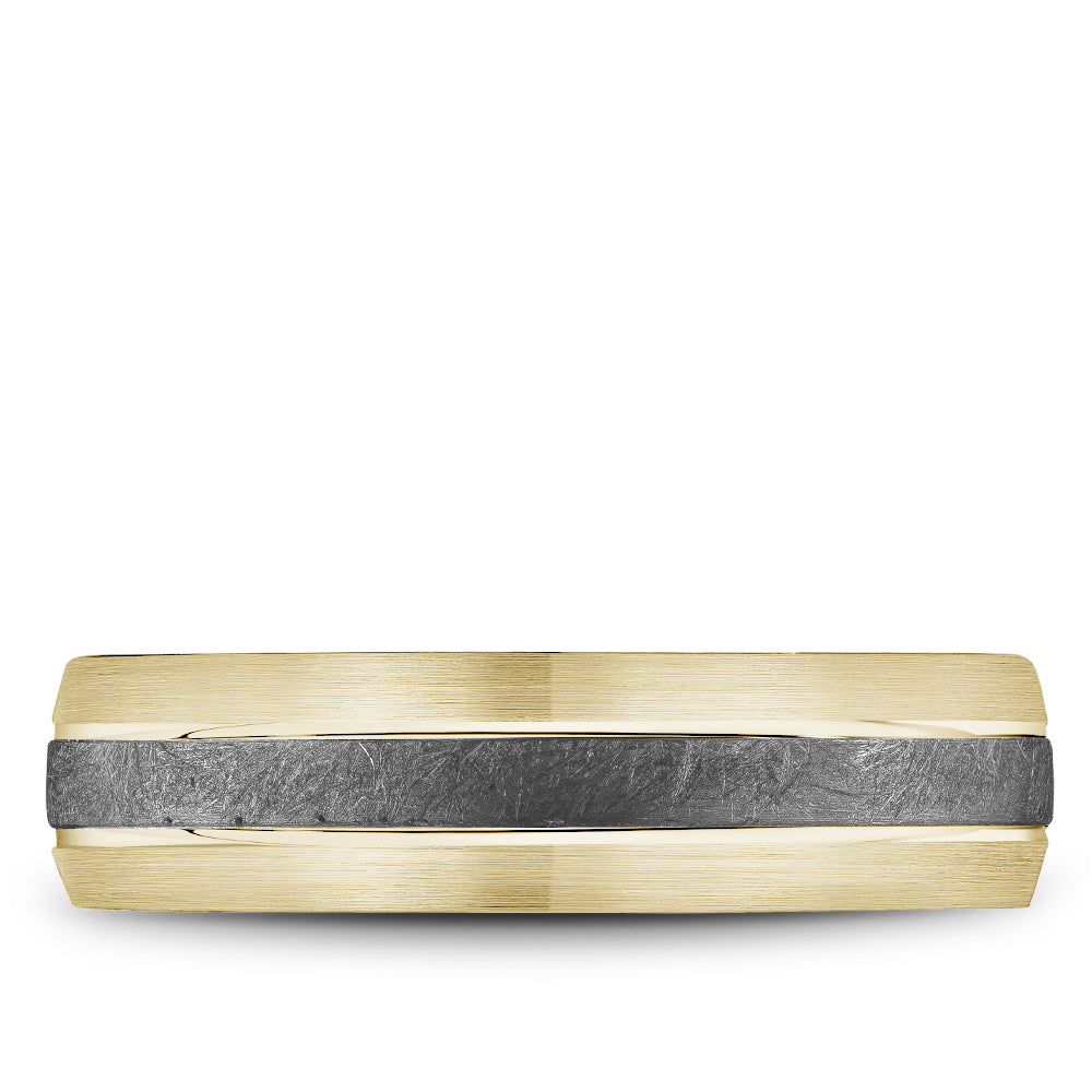 6.00mm Bleu Royale Wedding Band in 14k/Tantalum