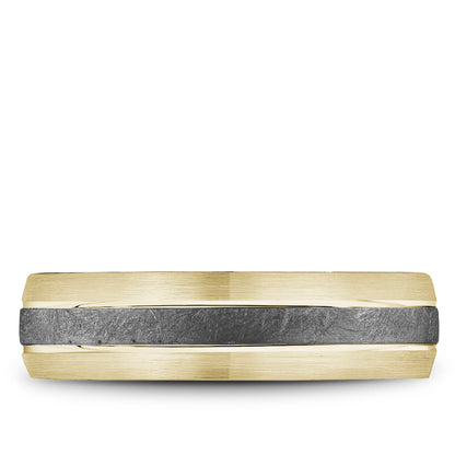 6.00mm Bleu Royale Wedding Band in 14k/Tantalum