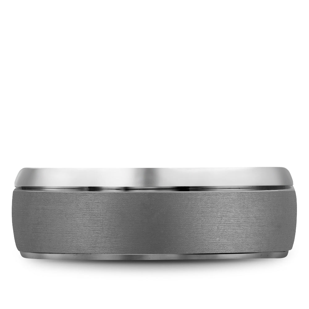 7.50mm Bleu Royale Wedding Band in 14k/Tantalum