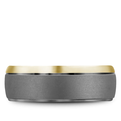 7.50mm Bleu Royale Wedding Band in 14k/Tantalum
