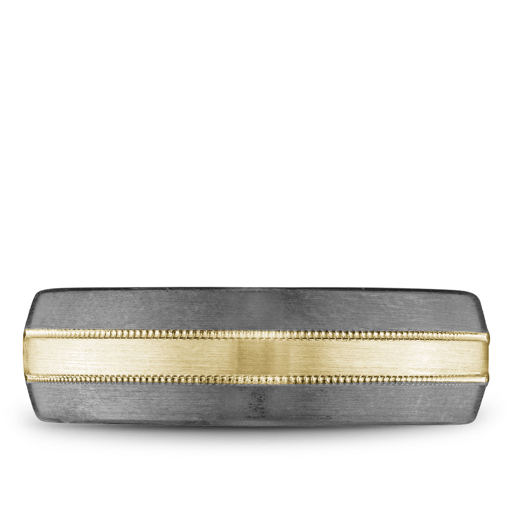 7.00mm Bleu Royale Wedding Band in 14k/Tantalum