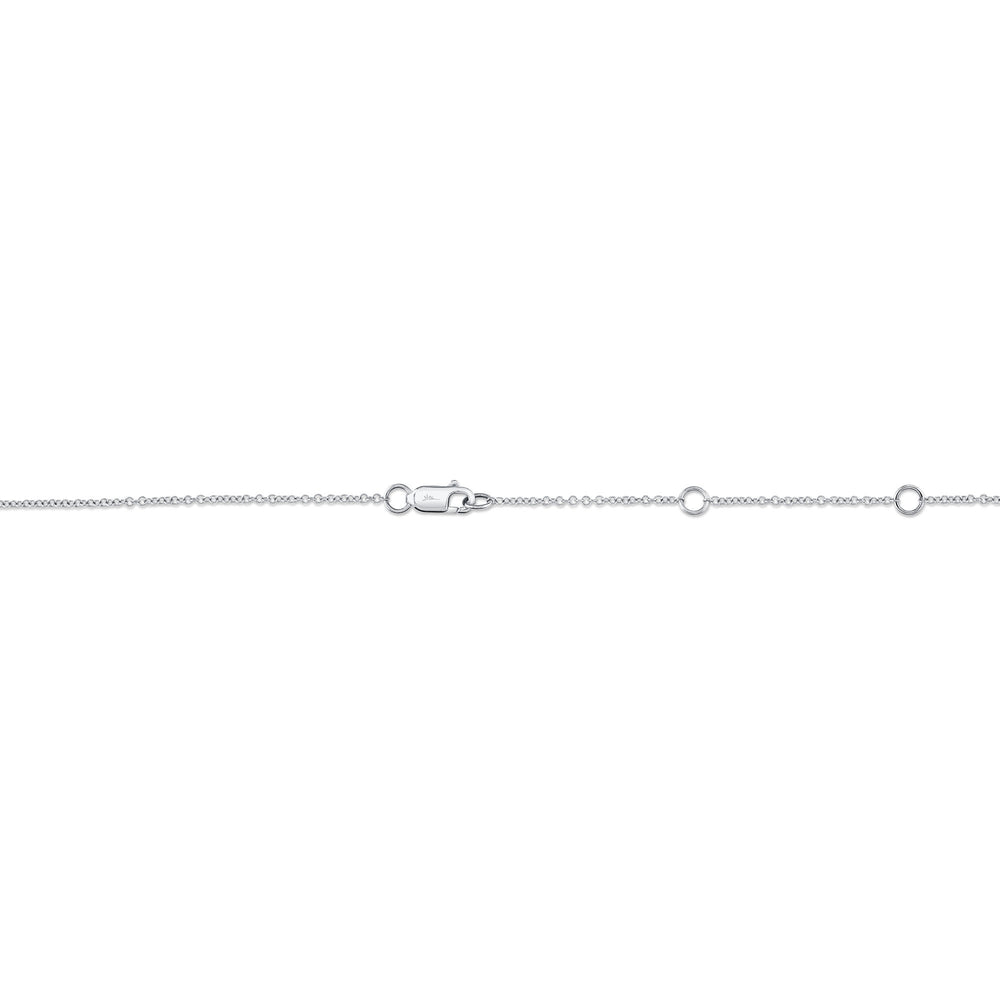 0.28Ct 14K W/G 18" Diamonds By The Yard Chain