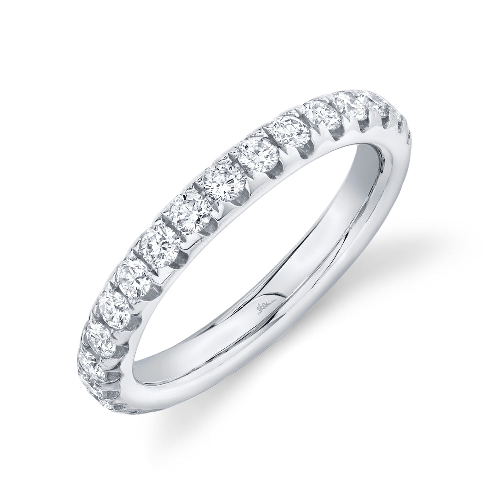 1.21Ct 14K W/G Diamond Eternity Band Sz 7