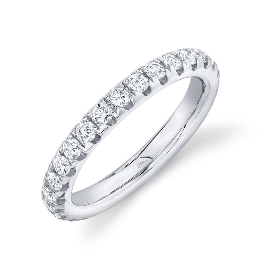 1.21Ct 14K W/G Diamond Eternity Band Sz 7