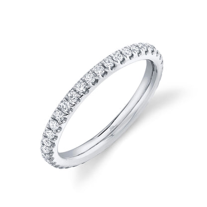 0.25Ct 14K W/G Diamond Lady's Band