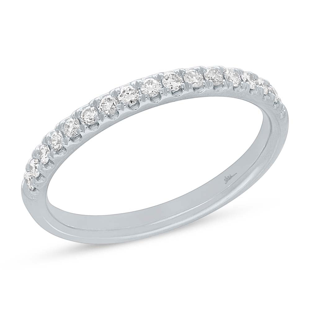 0.25Ct 14K W/G Diamond Lady's Band