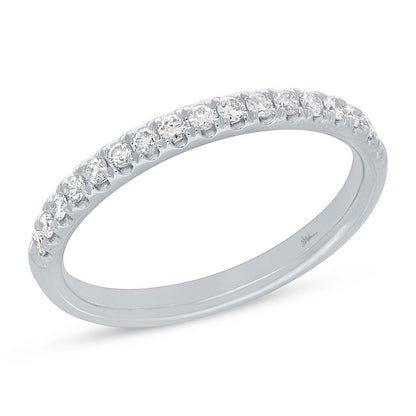 0.25Ct 14K W/G Diamond Lady's Band