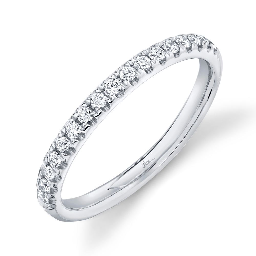 0.25Ct 14K W/G Diamond Lady's Band