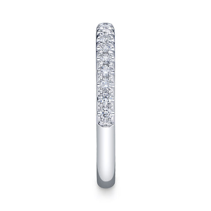 0.25Ct 14K W/G Diamond Lady's Band