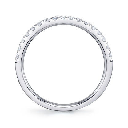 0.25Ct 14K W/G Diamond Lady's Band