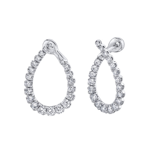 1.31Ct 14K W/G Diamond Earring