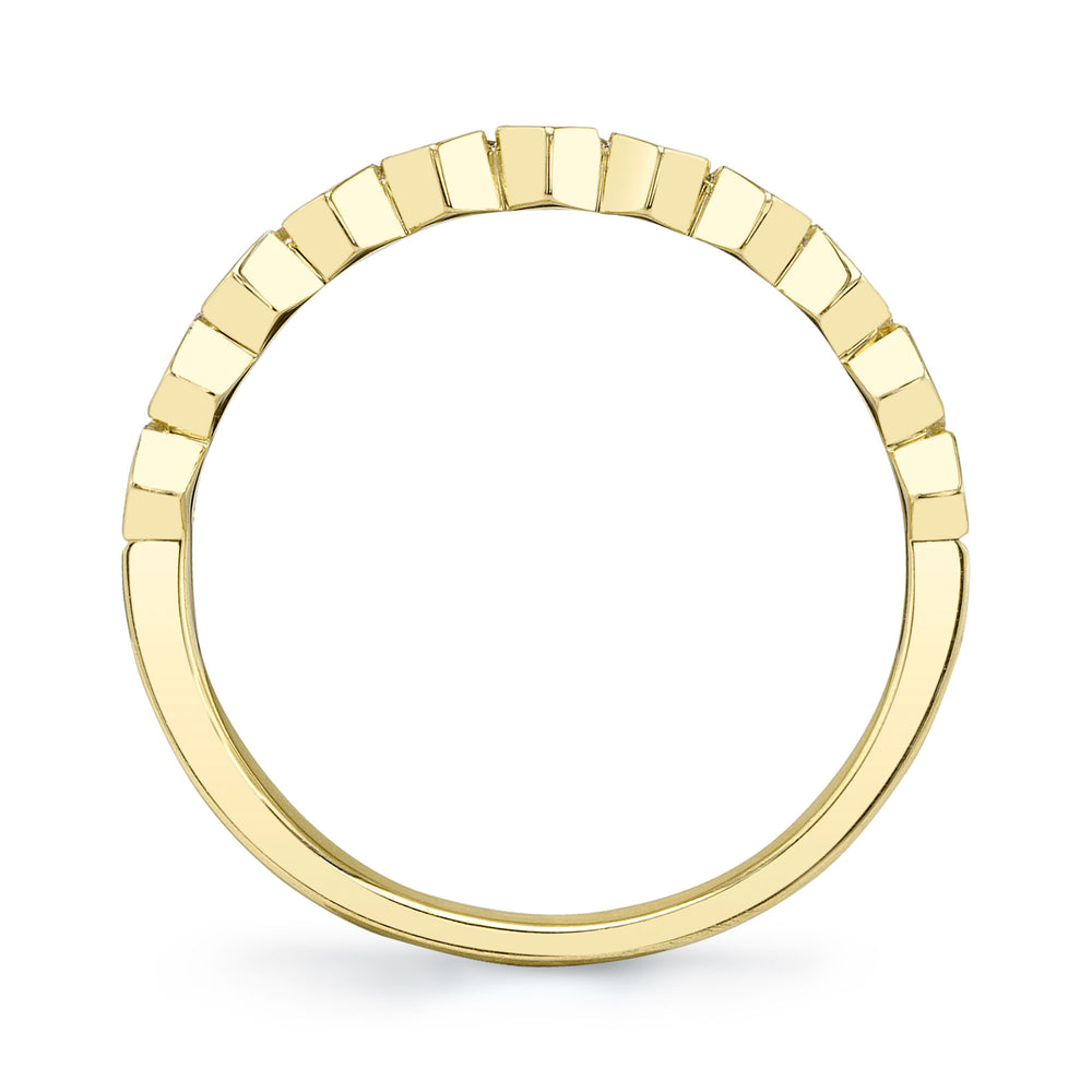 0.75Ct 14K Y/G Diamond Baguette Lady's Band